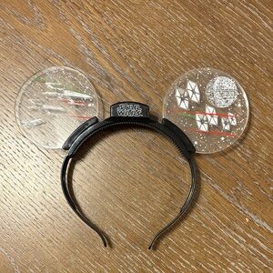 Star Wars Black Headband with Clear Galactic Ears